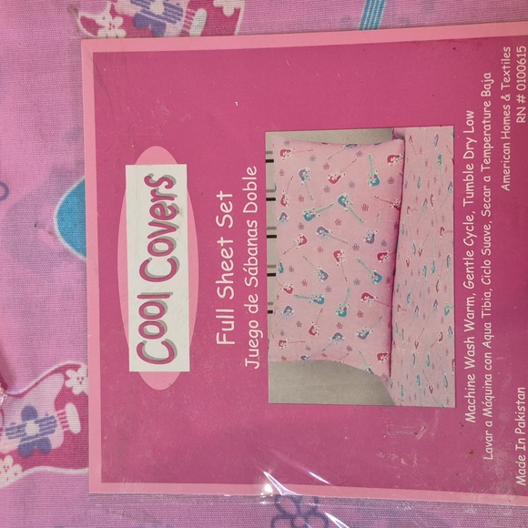 Pink Full Sheet Set - Picture 2 of 4